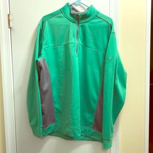Nike Green and Gray Golf Jacket